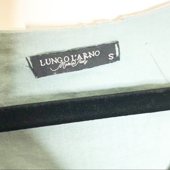 Lungo L'arno Green Eyelet Top - Picture 3 of 5